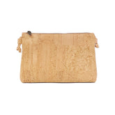 Cork Crossbody Bag - Gray and Natural